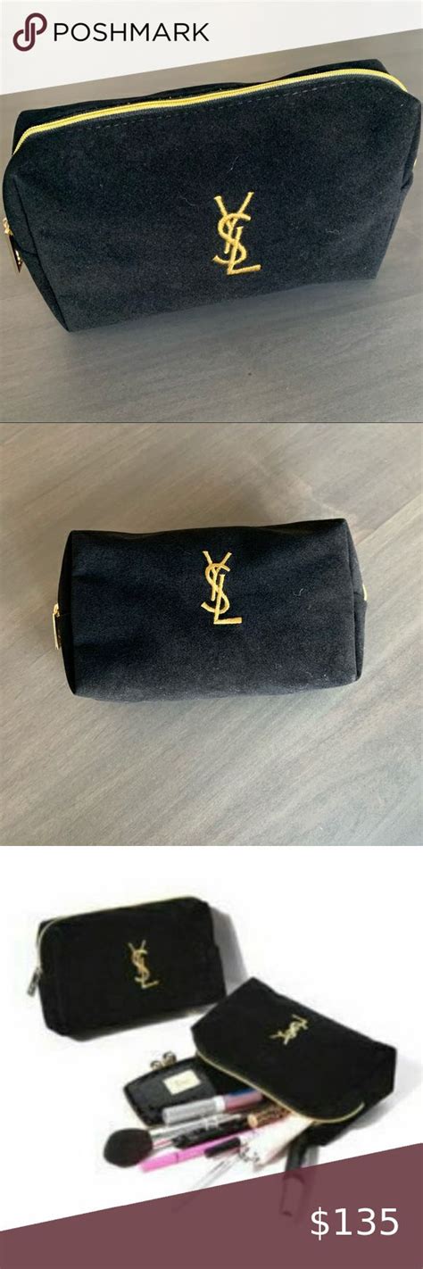 ysl makeup set with bag|slim ysl makeup pouch.